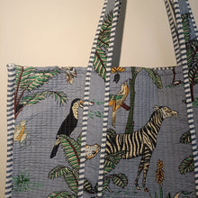 Load image into Gallery viewer, Jaipur Tote bag -grey