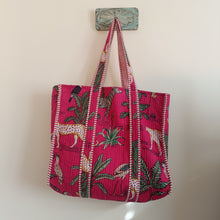 Load image into Gallery viewer, Jaipur Tote bag - hot pink