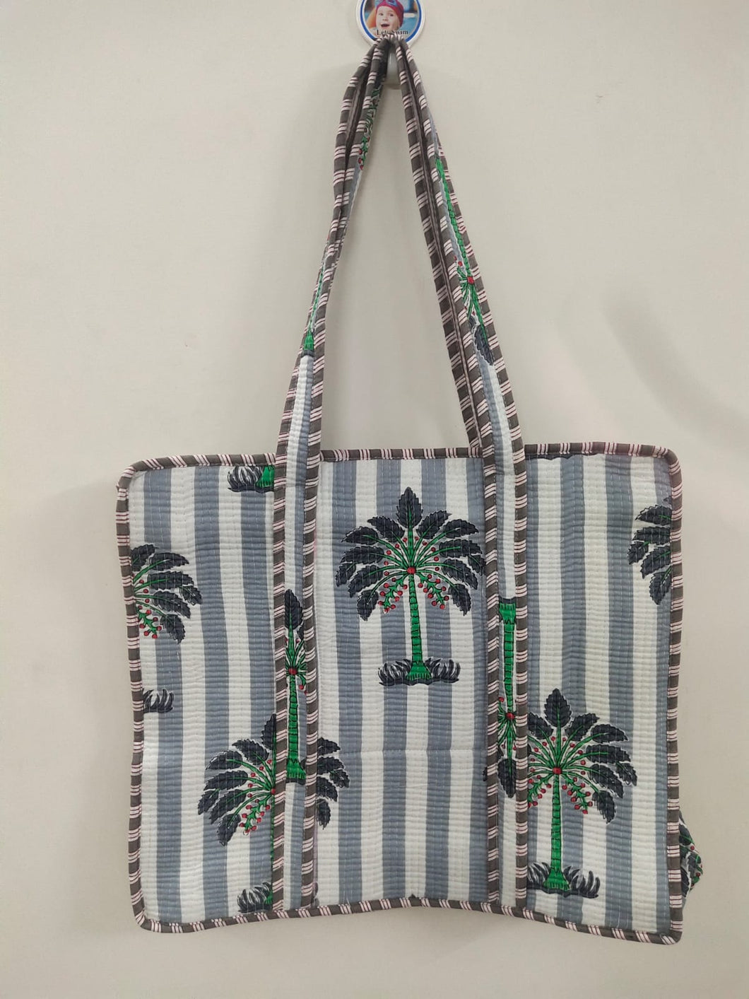 Jaipur tote bag with zip