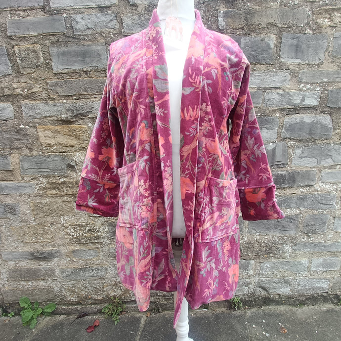 The Mughal House coat magenta