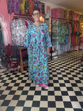 Load image into Gallery viewer, The Bloomsbury Kaftan - turquoise