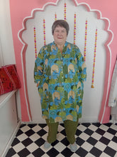 Load image into Gallery viewer, Langston shirt dress duck egg blue