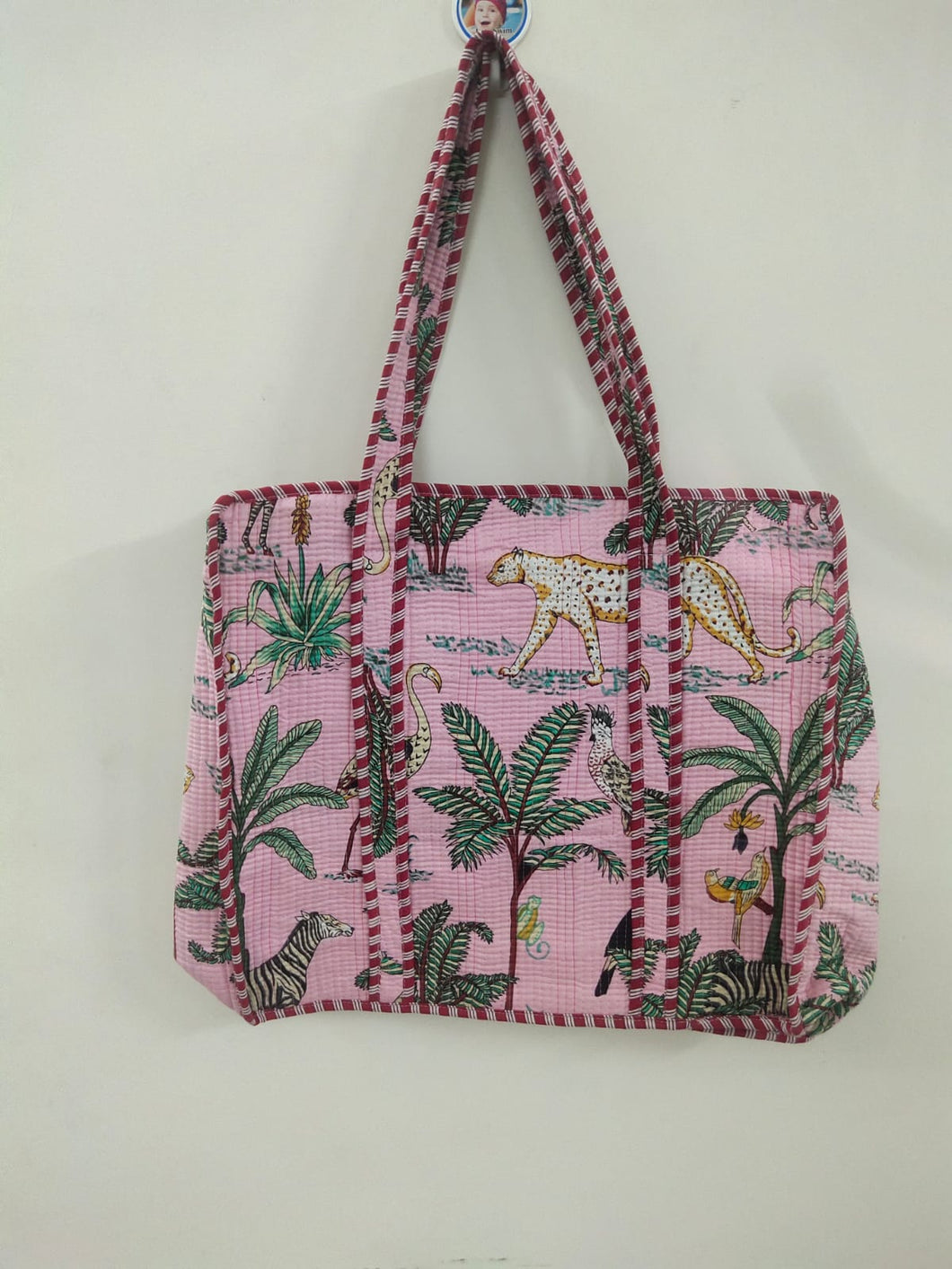 Jaipur tote bag with zip