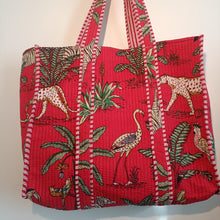 Load image into Gallery viewer, Jaipur Tote bag - red