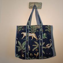 Load image into Gallery viewer, Jaipur Tote bag - navy