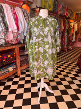 Load image into Gallery viewer, Langston shirt dress - Green tiger king print