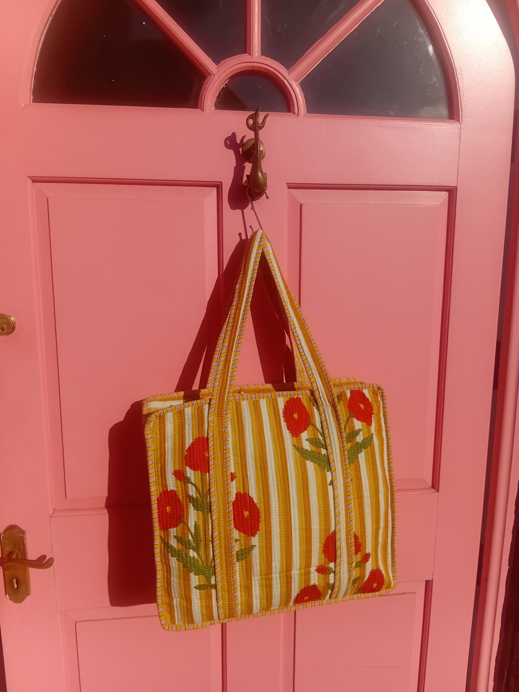 Jaipur tote bag with zip