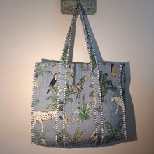 Load image into Gallery viewer, Jaipur Tote bag -grey