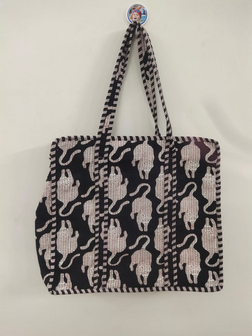 Jaipur tote bag with zip